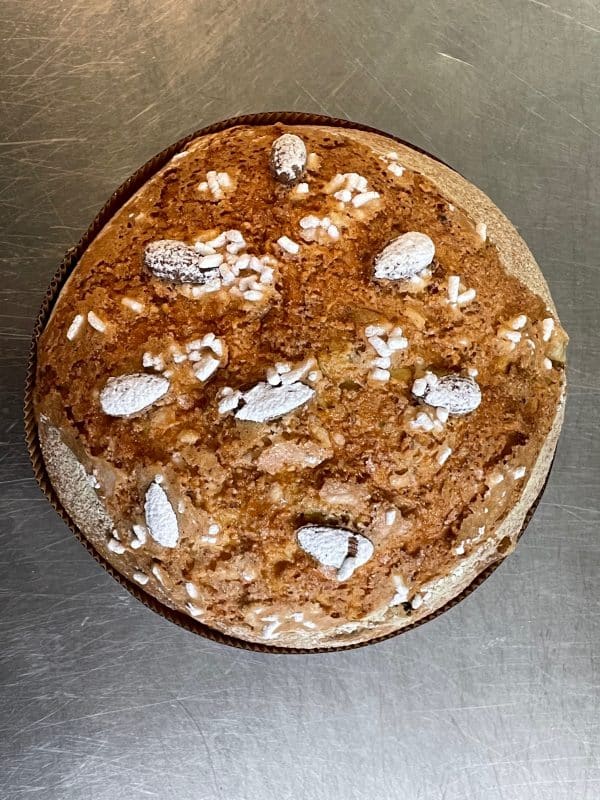 Panettone tradizionale mandorlato peso 100gr