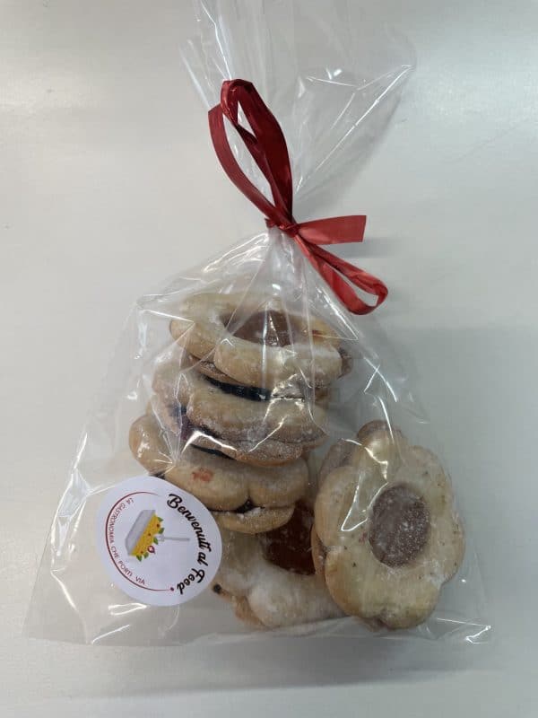 MARGHERITE CON MARMELLATA "BISCOTTI DI PASTA FROLLA"